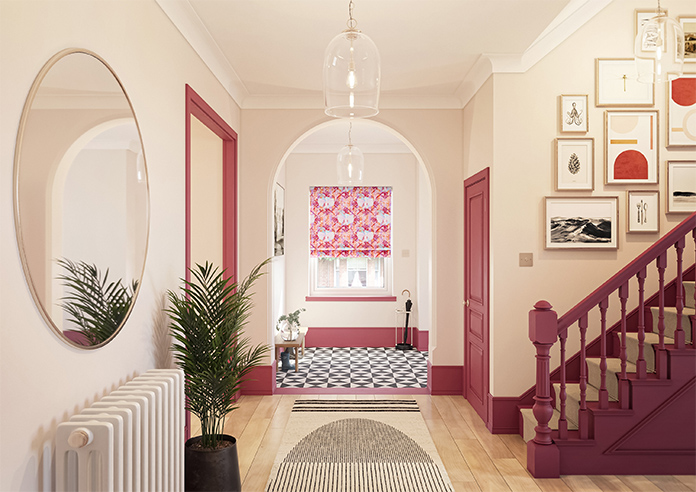 Faded Glamour, Fairground Stripe - Roman Blind - Image 8